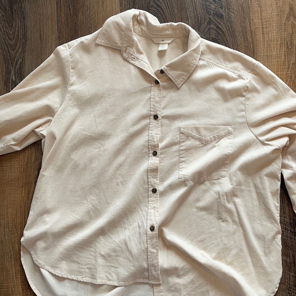 Corduroy Button Up